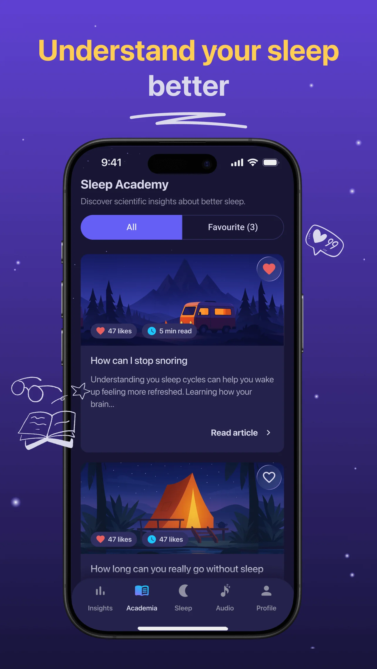 Sleep Academy educational content